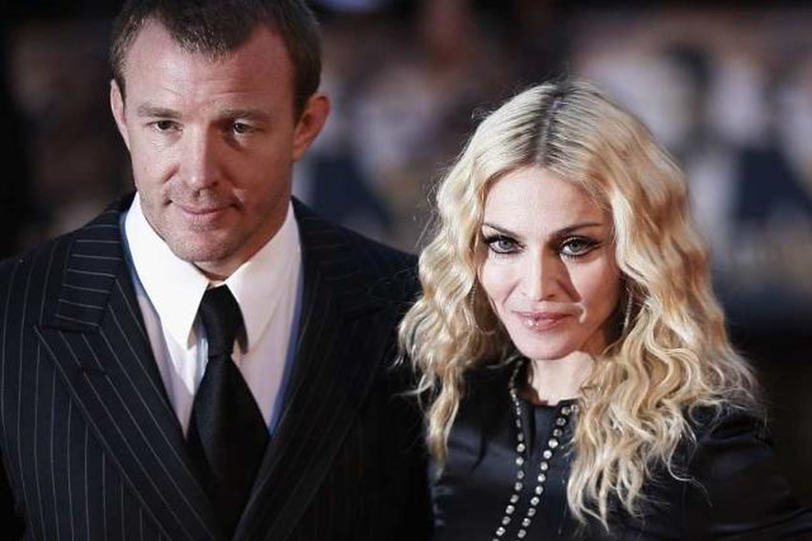 Madonna með fyrrum eiginmanni sínum Guy Ritchie.
