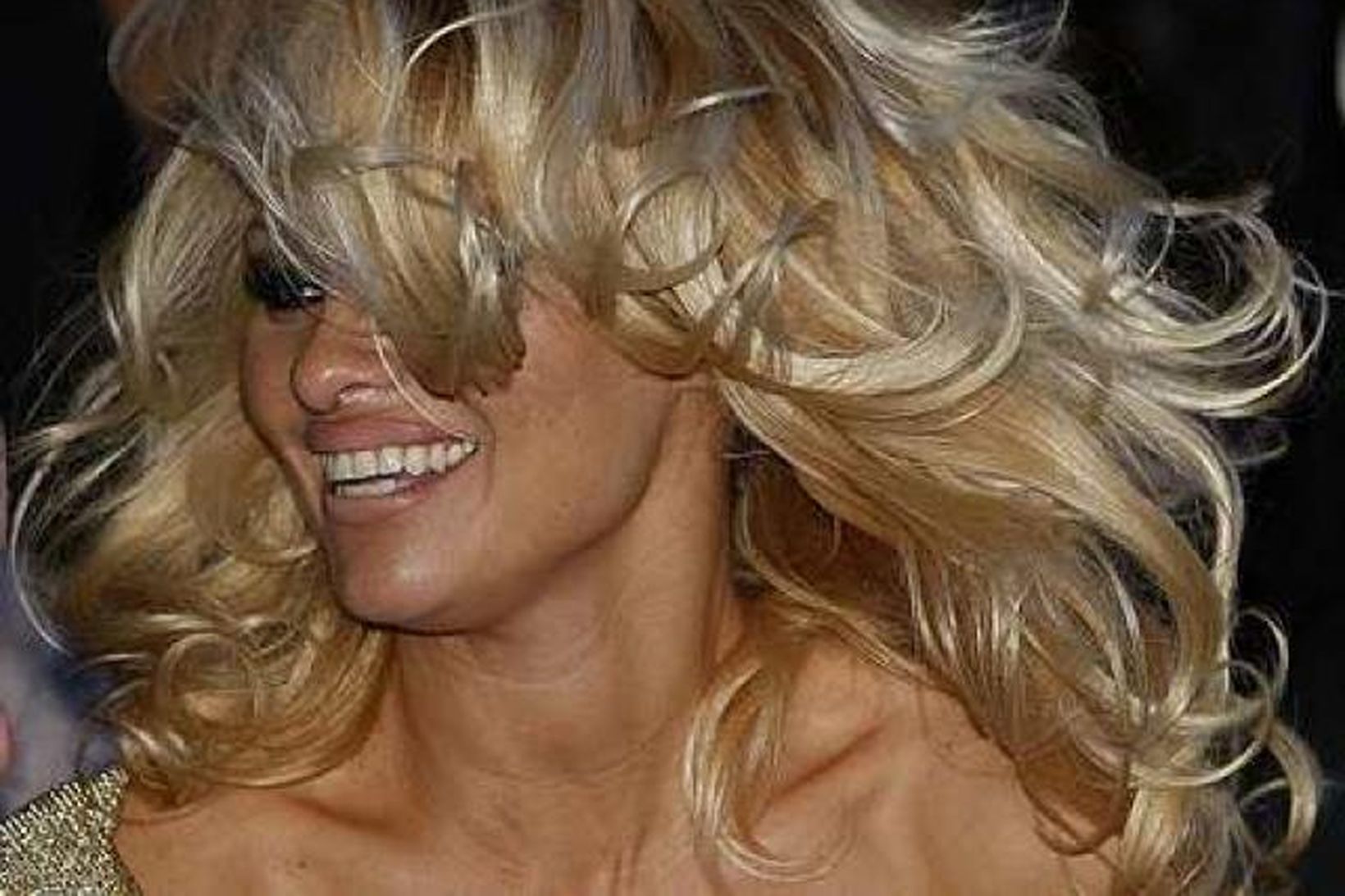 Pamela Anderson tók vel á því á Flórída um helgina.