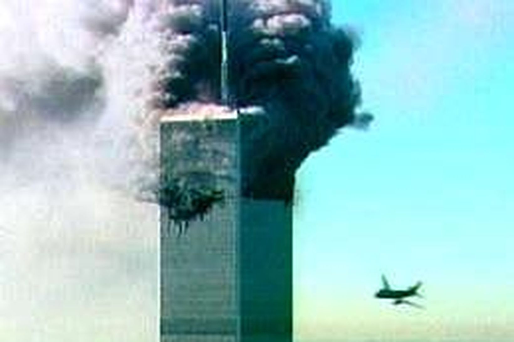 Farþegaflugvélum flogið á World Trade Center í New York 11. …