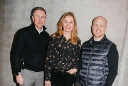 Sigurður Óli Sigurðsson frá Rannís, Ásta Sóllilja Guðmundsdóttir, framkvæmdastjóri KLAK, og Jón Ingi Bergsteinsson frá …