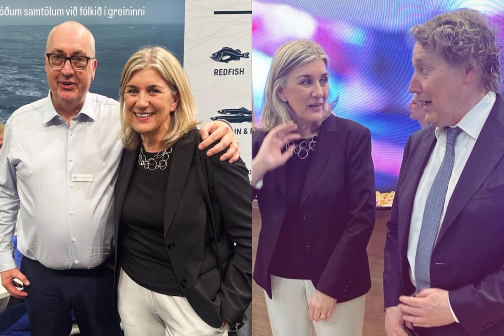 Hanna Kata og kvótakóngarnir tveir í Barselóna