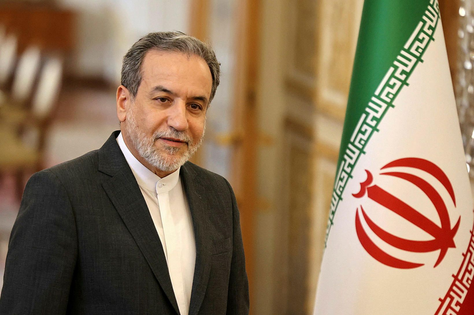 Abbas Araghchi í Tehran á dögunum.