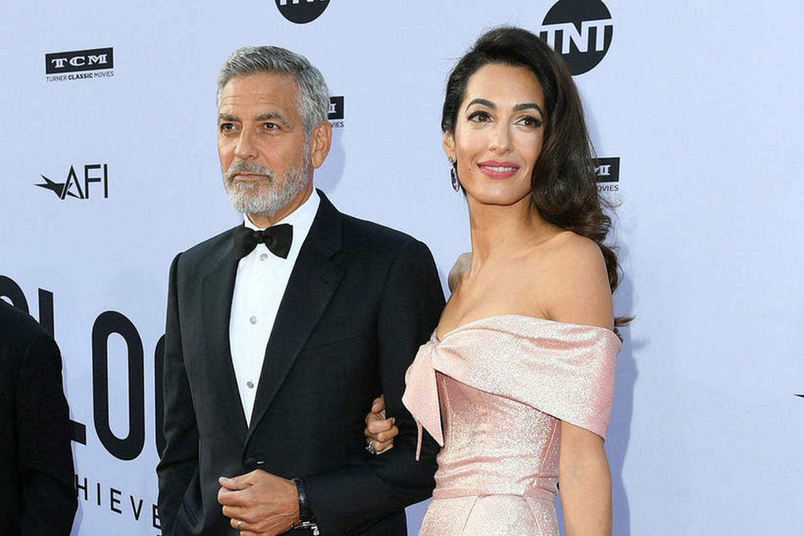 Amal Clooney hélt ræðu þegar George Clooney var heiðraður fyrir …