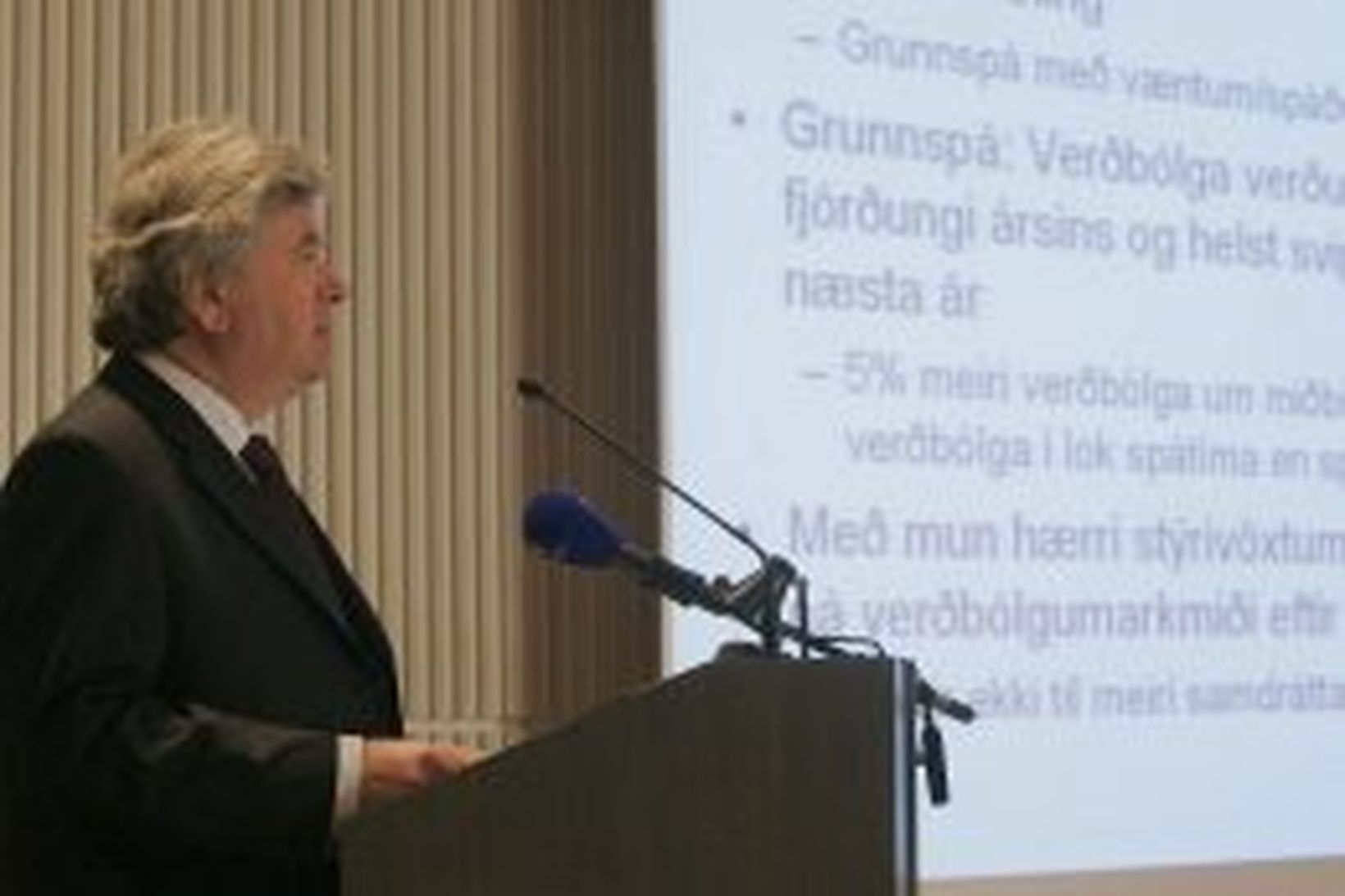 Davíð Odsson, fyrrverandi formaður bankastjórnar Seðlabanka Íslands.