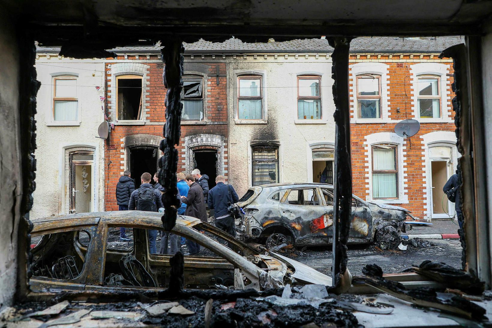 Missti auga í árásinni í Belfast