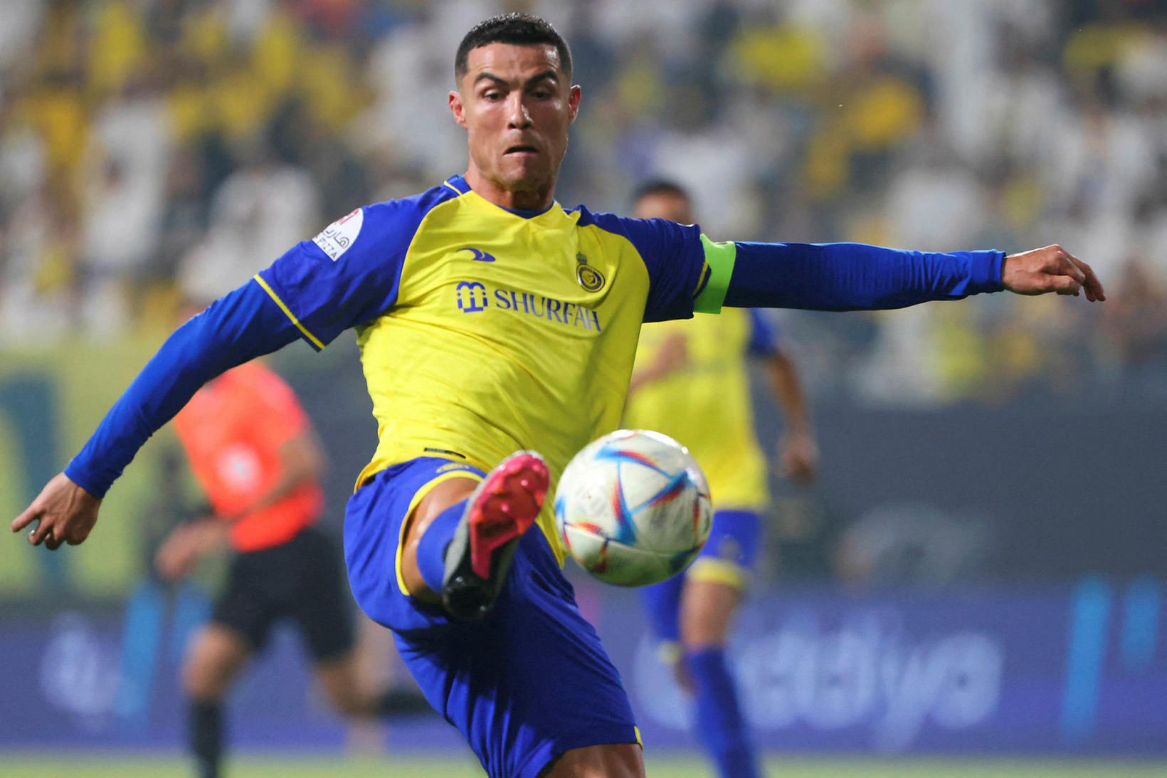 Cristiano Ronaldo í leik með Al-Nassr.