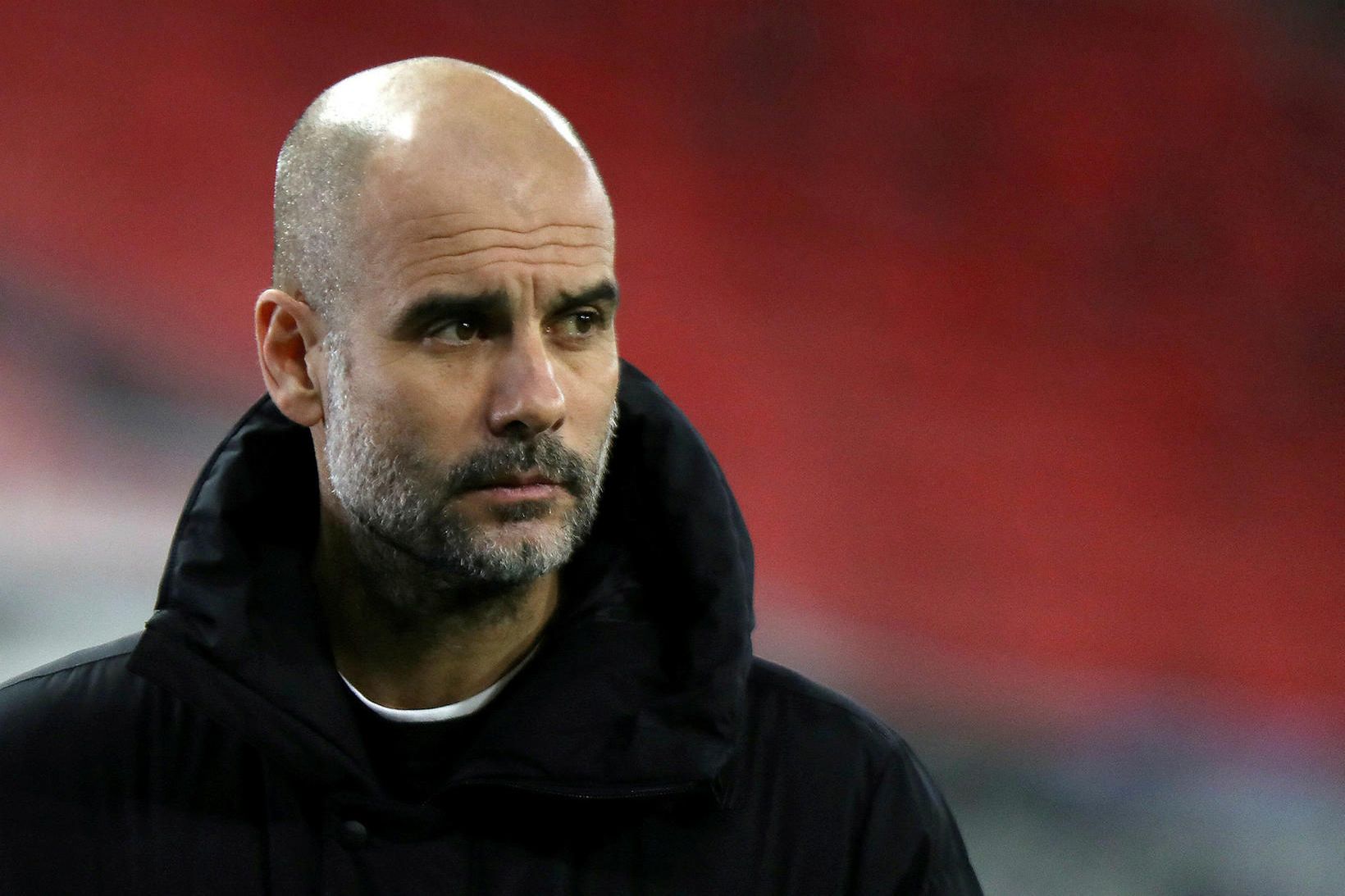 Pep Guardiola og lærisveinar hans í Manchester City eru á …