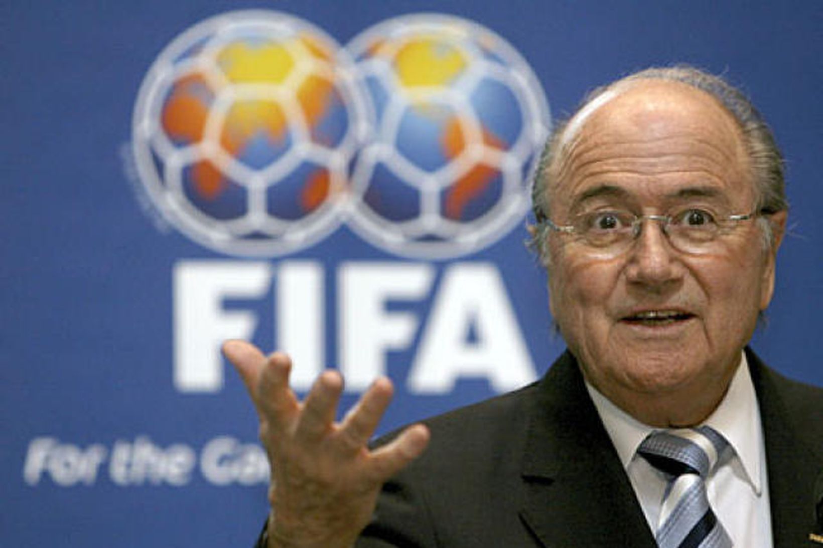 Sepp Blatter forseti FIFA.