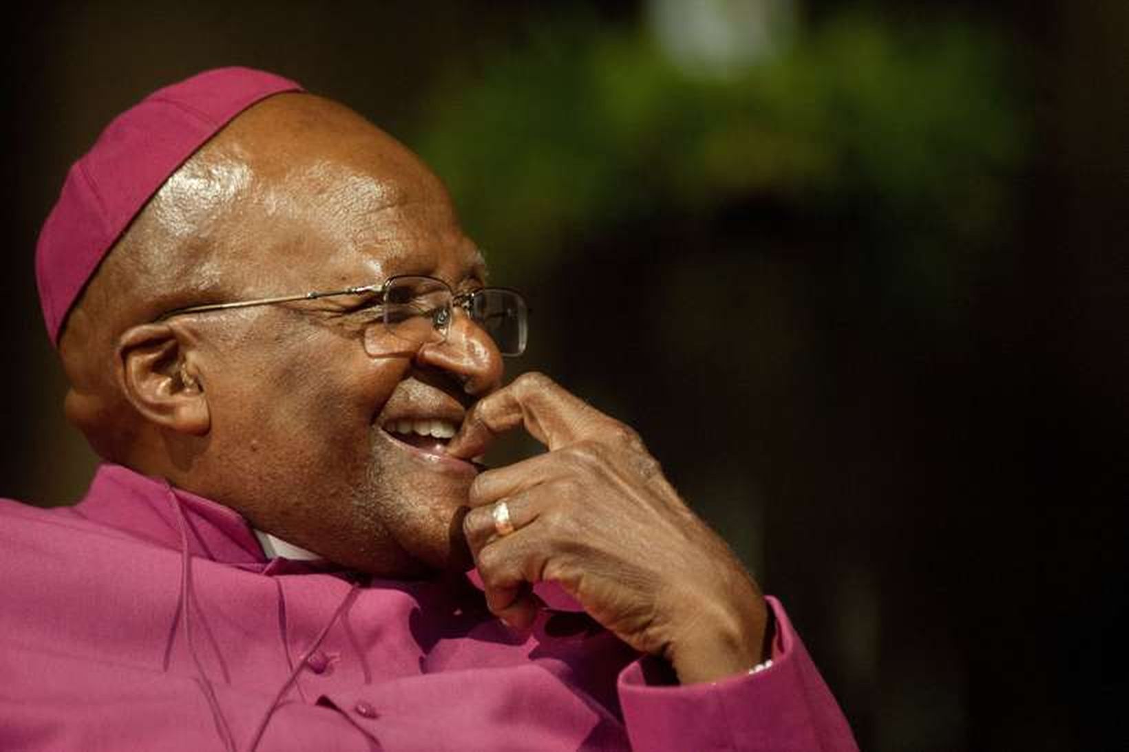 Erkibiskupinn og Nóbelsverðlaunahafinn Desmond Tutu.