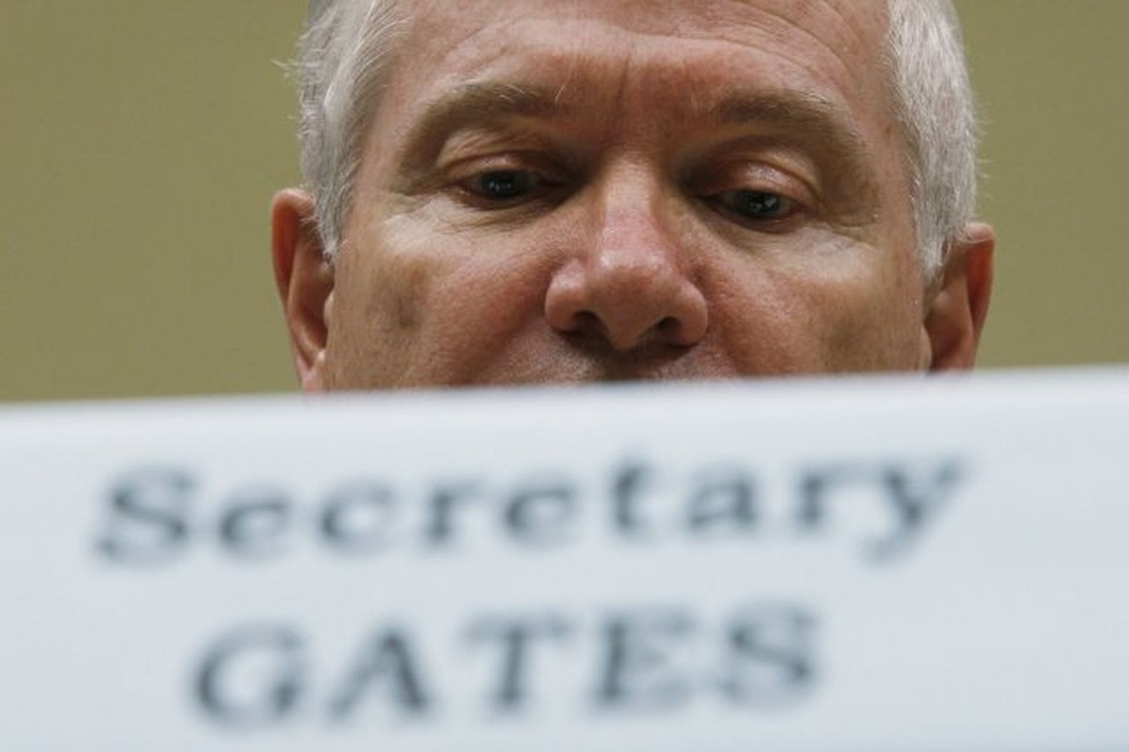 Robert Gates, varnarmálaráðherra.