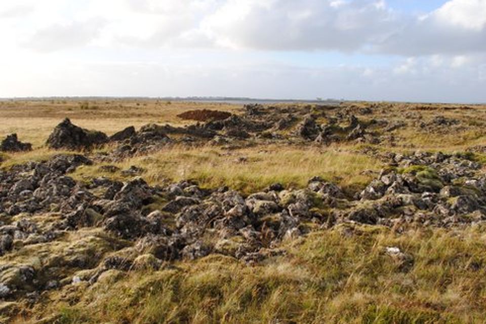 Framkvæmdir í Gálgahrauni.