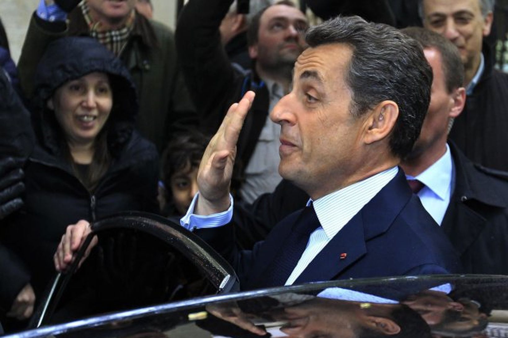 Nicolas Sarkozy, forseti Frakklands.