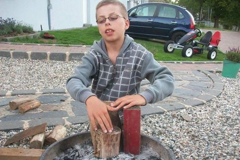 Már has a rare inherited eye disease and is blind. The disappearance of his Go-kart upset him but this story has a happy ending.