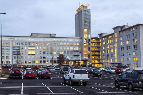 The man is recovering at the National University Hospital in Reykjavik. His ten-year-old son escaped unhurt.
