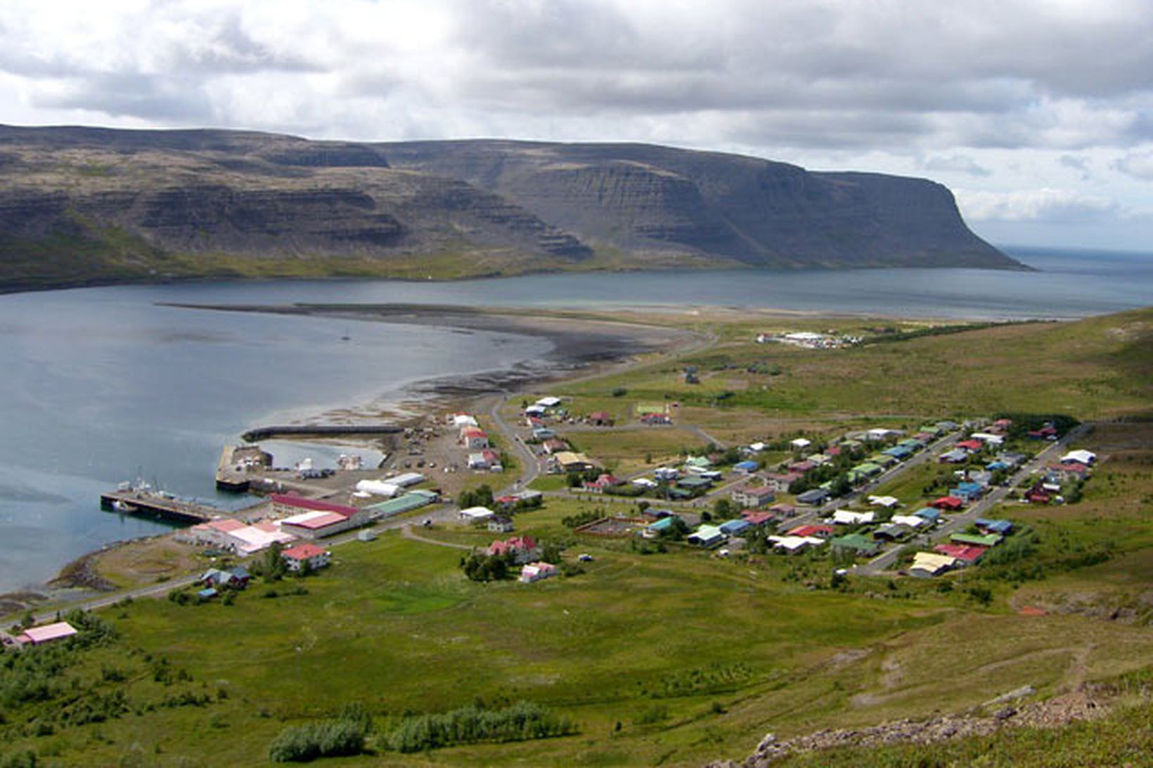 Tálknafjörður á Vestfjörðum.