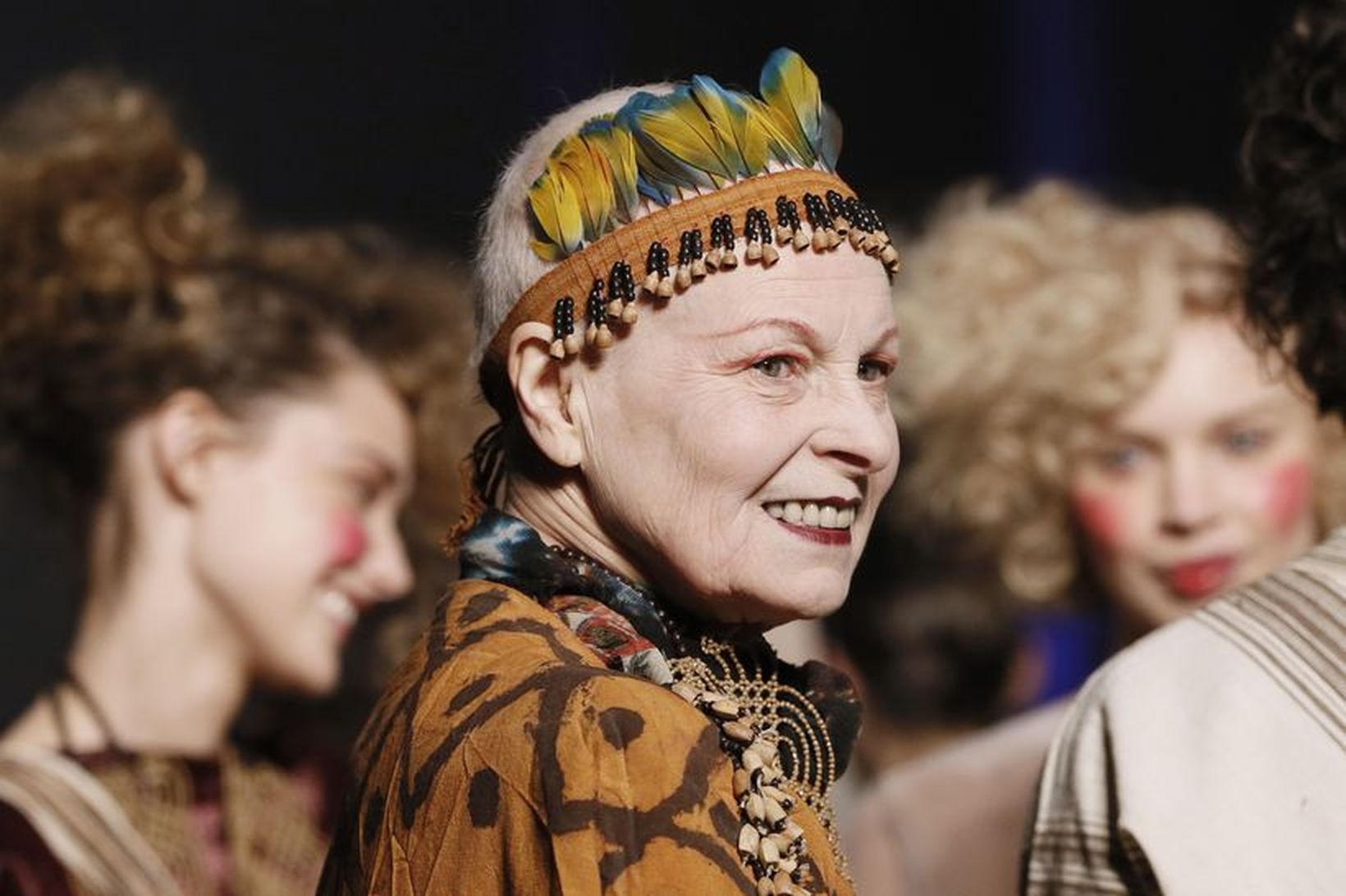 Fatahönnuðurinn og aðgerðarsinninn Vivienne Westwood.