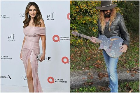 Elizabeth Hurley og Billy Ray Cyrus eru sögð vera nýjasta parið í Hollywood.