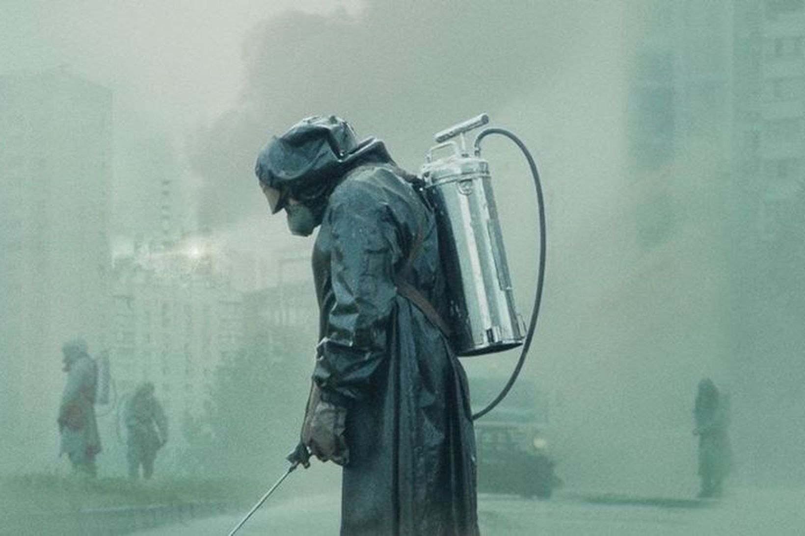 Atriði úr þáttunum Chernobyl sem hafa nú skákað Breaking Bad, …