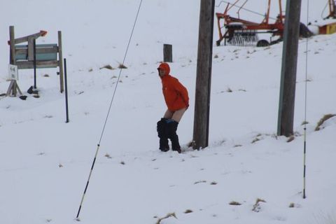 The man decided to poo at the post box. He just smirked when the farmer told him it was disgusting.