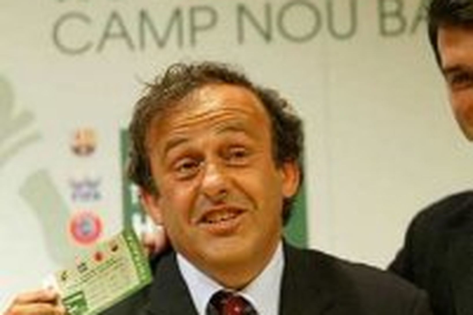 Michel Platini forseti UEFA.