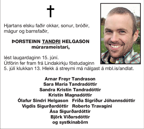 Þorsteinn <U>Tandri</U> Helgason