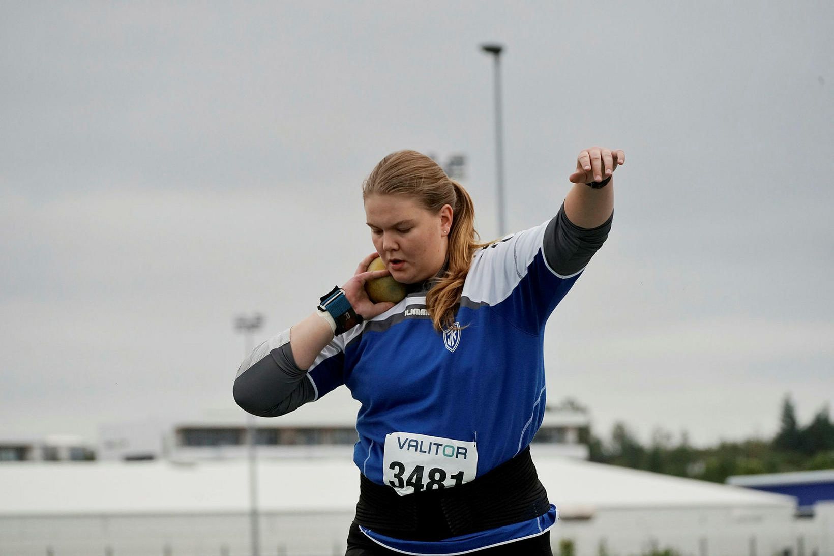 Erna Sóley Gunnarsdóttir keppir til úrslita annað kvöld.