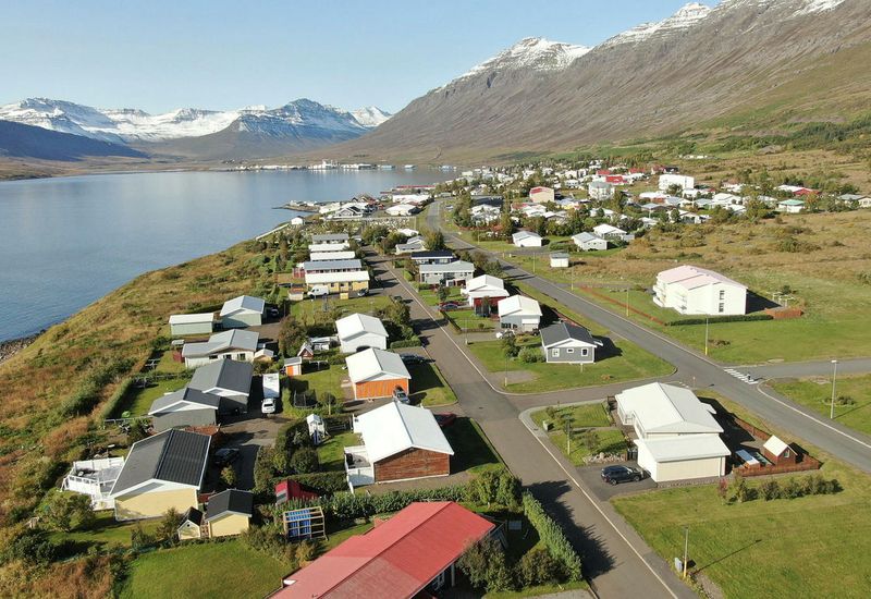 A landslide occurred in Neskaupstaður last night.
