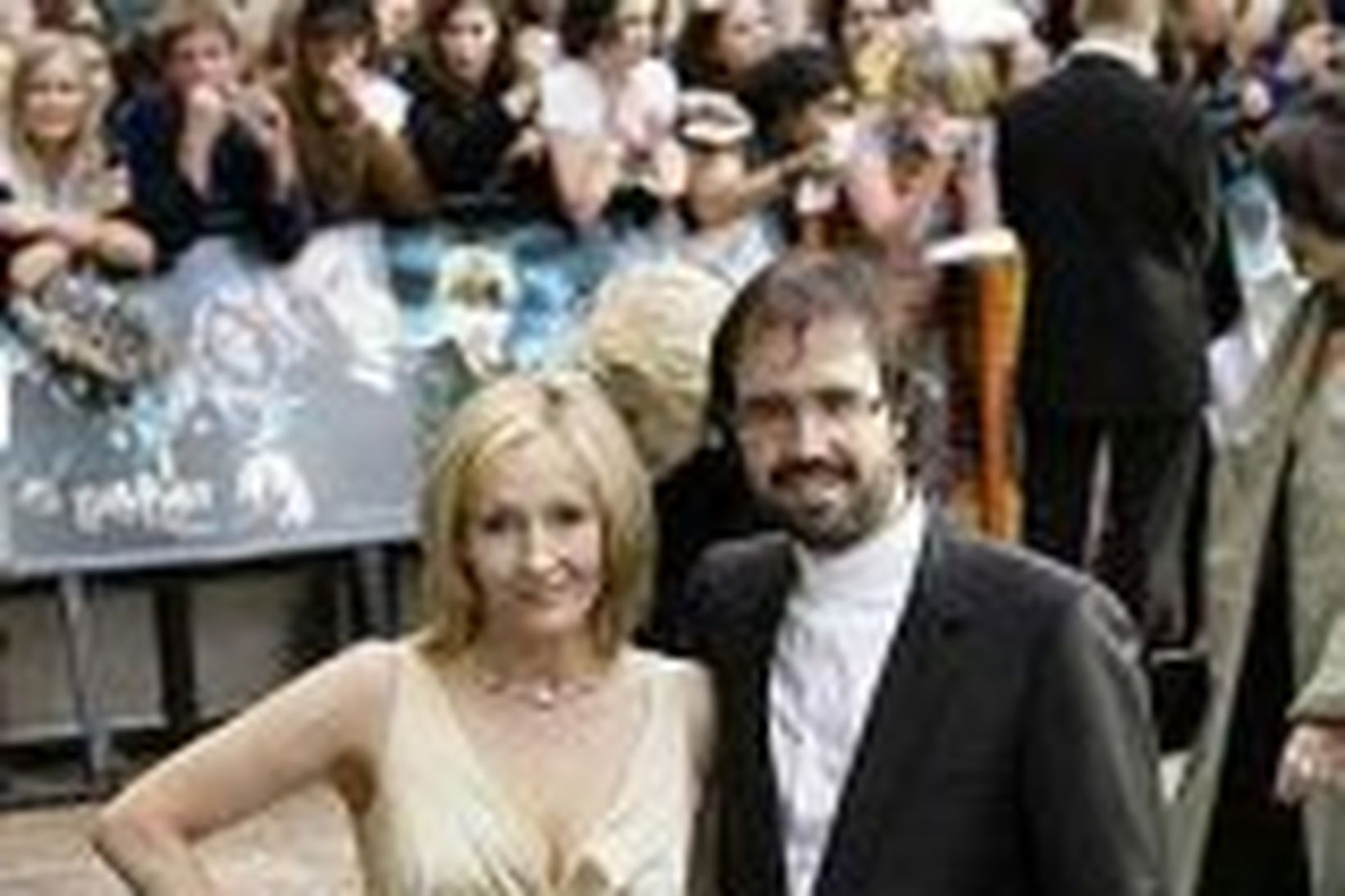 J.K. Rowling ásamt eiginmanni sínum Neil Murray.