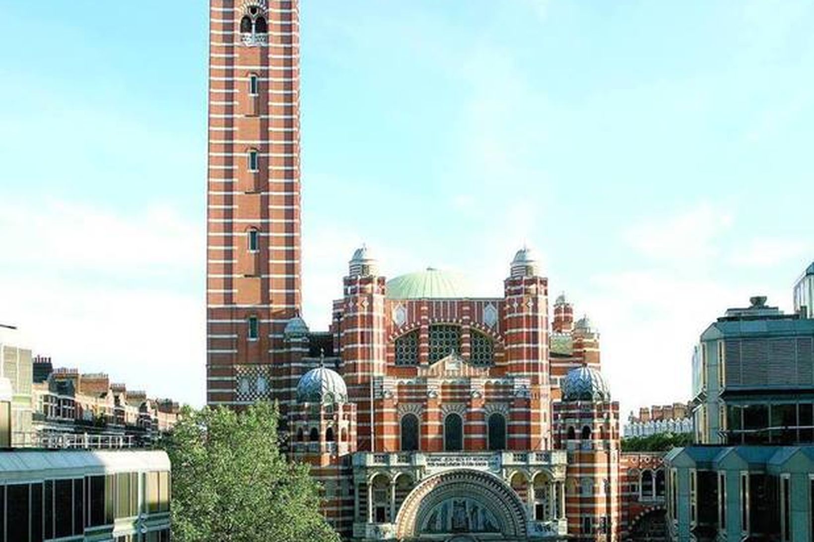 Westminster-dómkirkjan í London sem Ukip-menn töldu mosku.