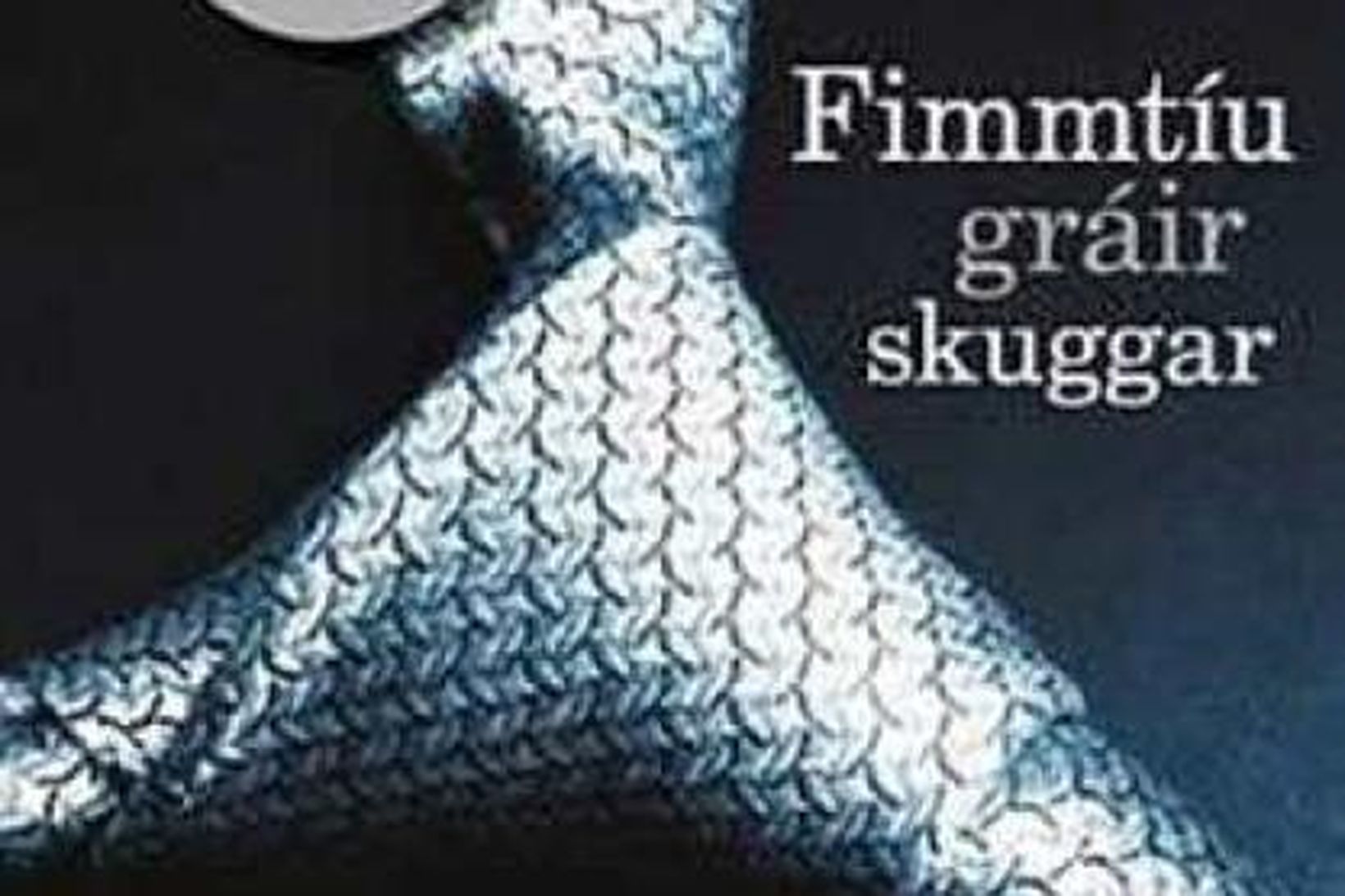 Bókarkápa Fimmtíu grárra skugga, metsölubókar tímabilsins 7.-20. október.