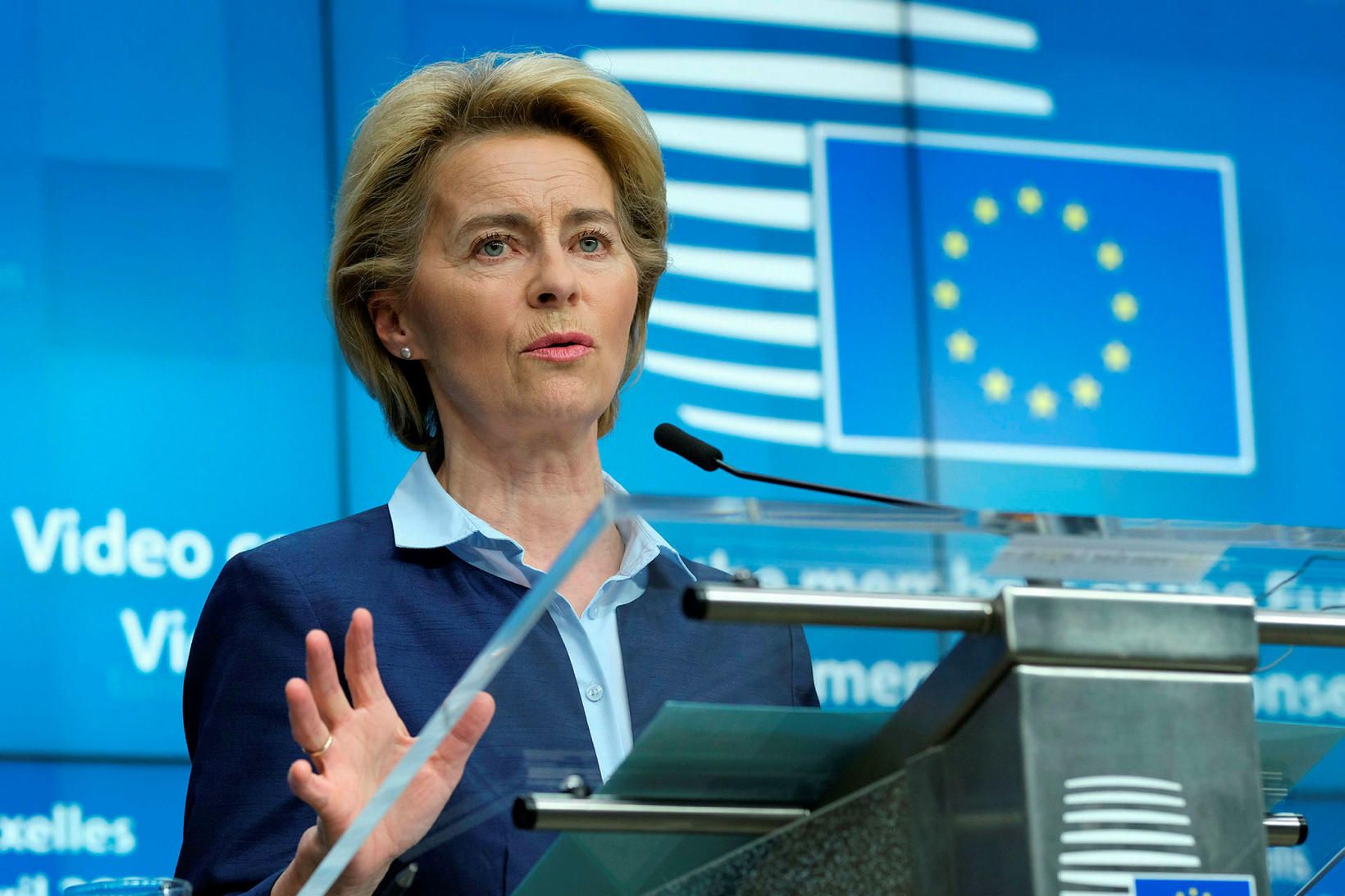 Ursula von der Leyen, forseti framkvæmdastjórnar Evrópusambandsins.