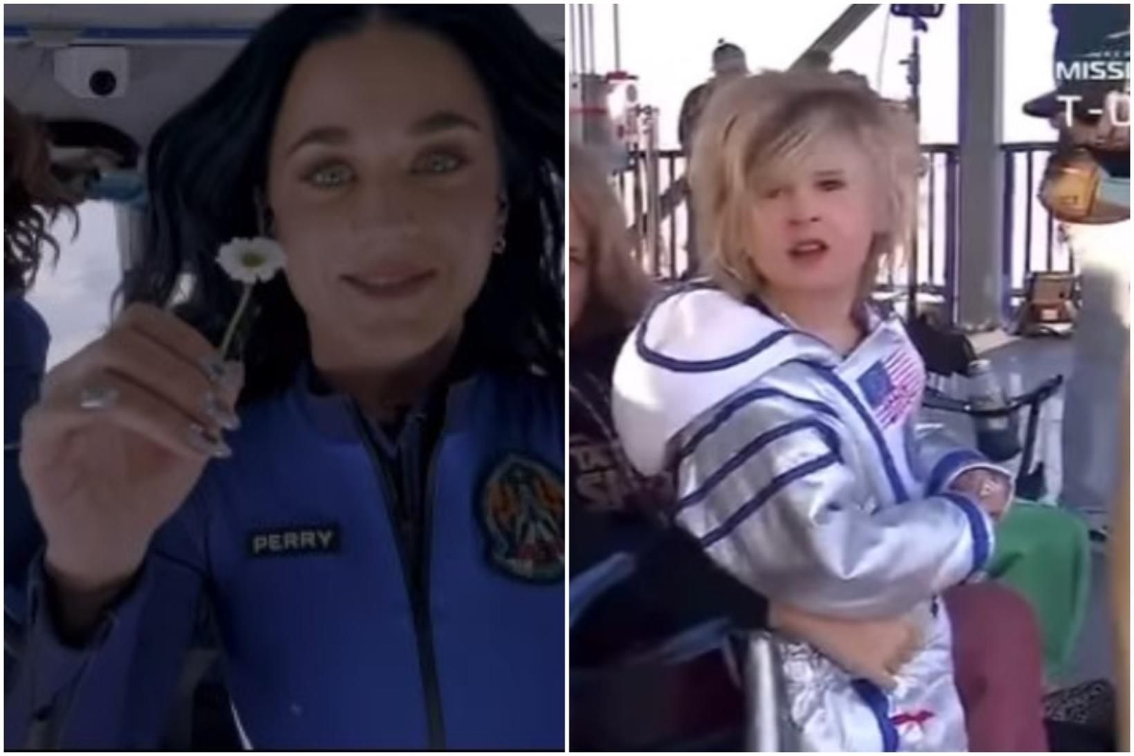 Katy Perry og Daisy Dove Bloom.