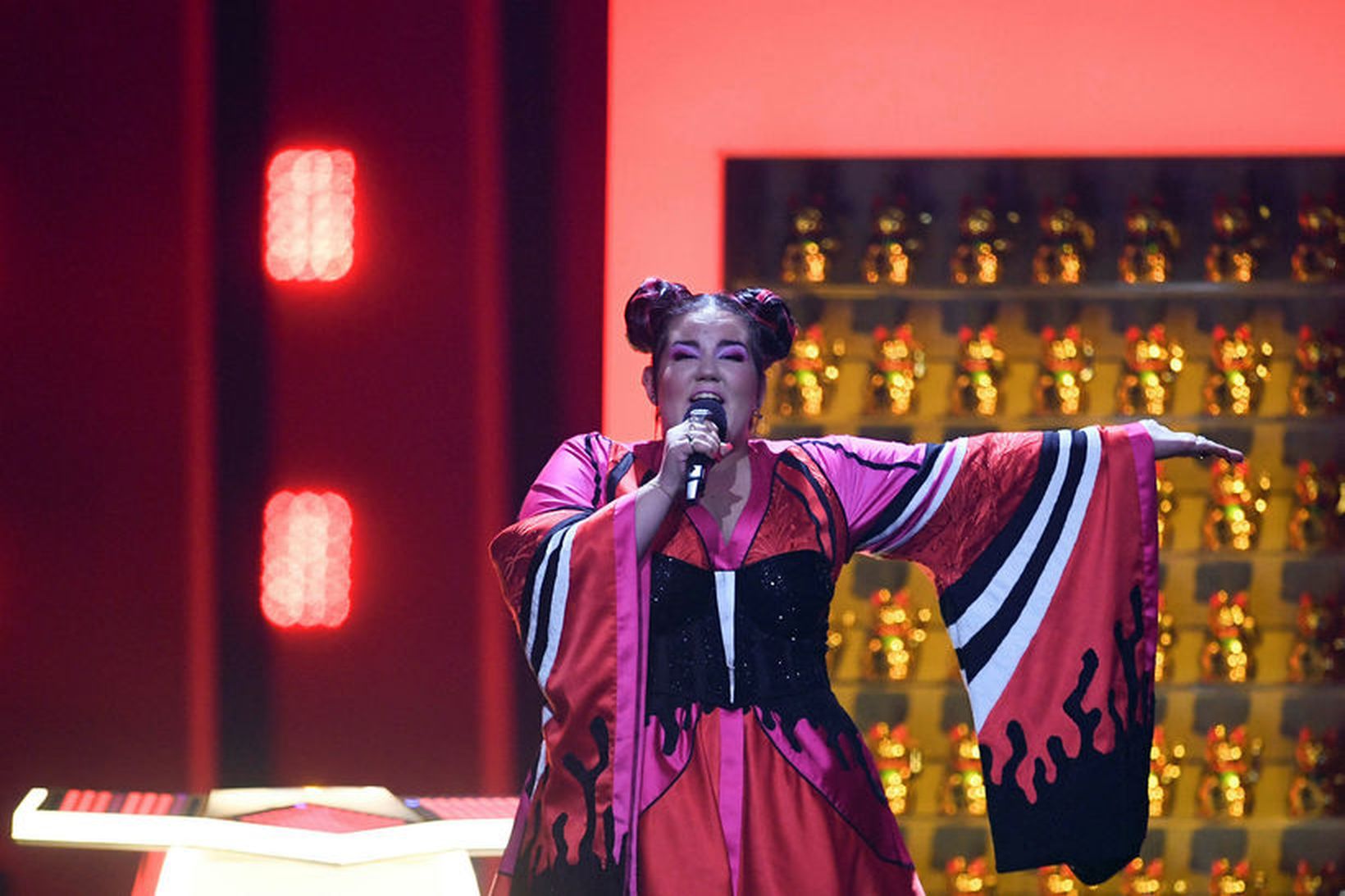 Netta frá Ísrael vann Eurovision.
