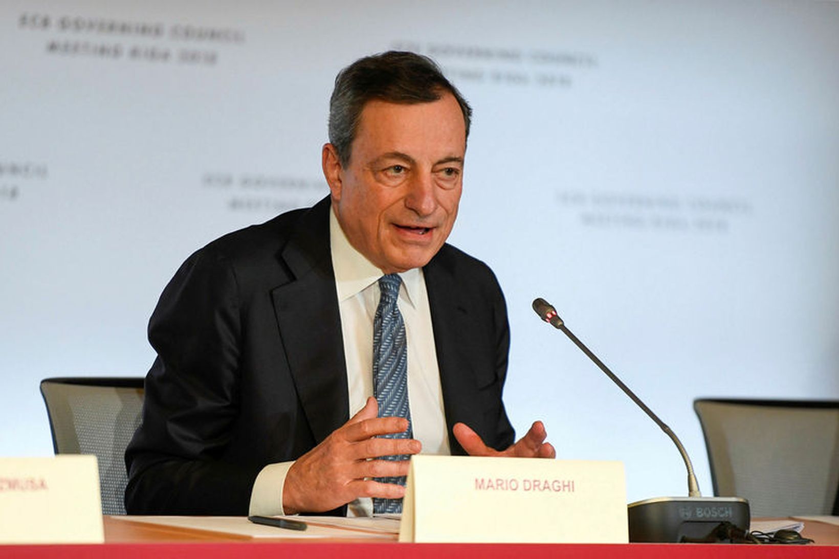 Mario Draghi, seðlabankastjóri Evrópu.