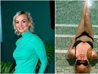 Draumafrí Gunnu Dísar á Ibiza virðist vera eintöm slökun og gleði.
