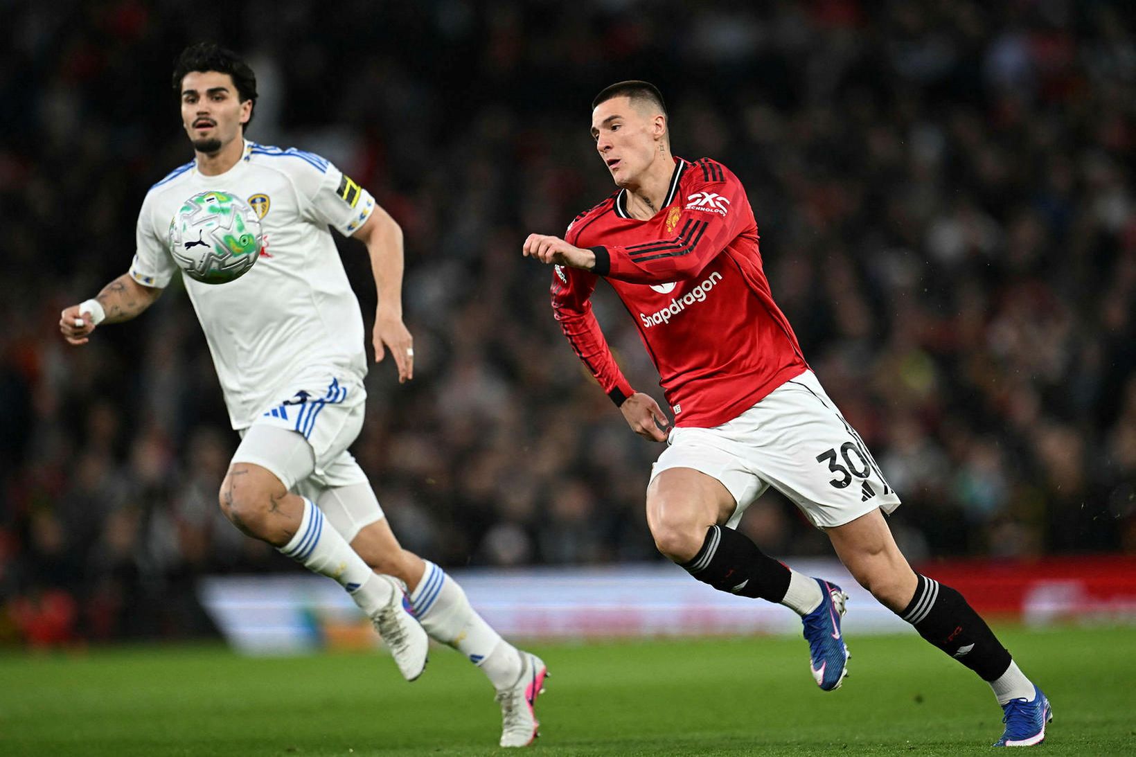 Man. Utd - Leeds, staðan er 0:2