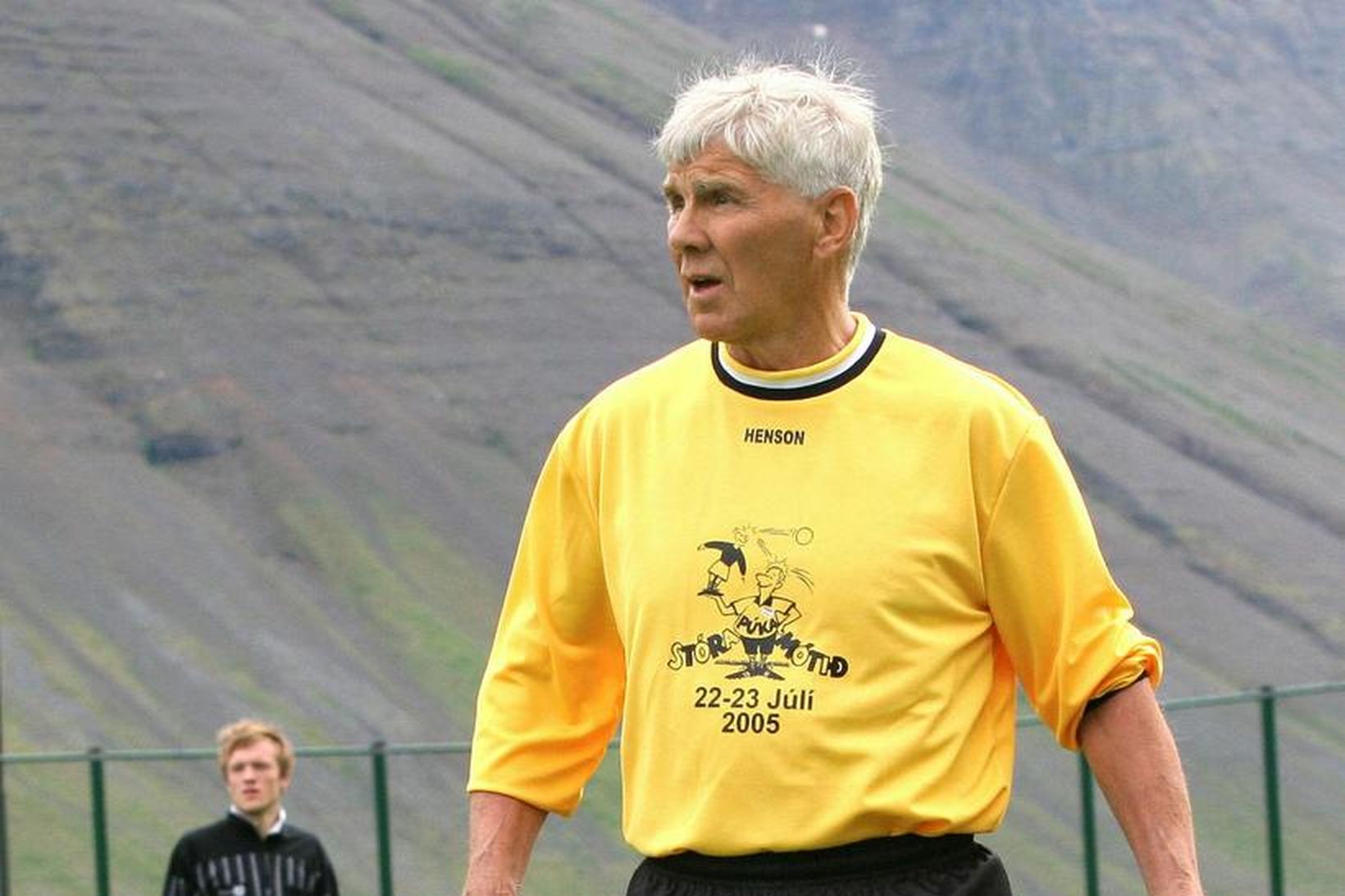 Björn Helgason var fyrsti landsliðsmaður Ísfirðinga í fótbolta.