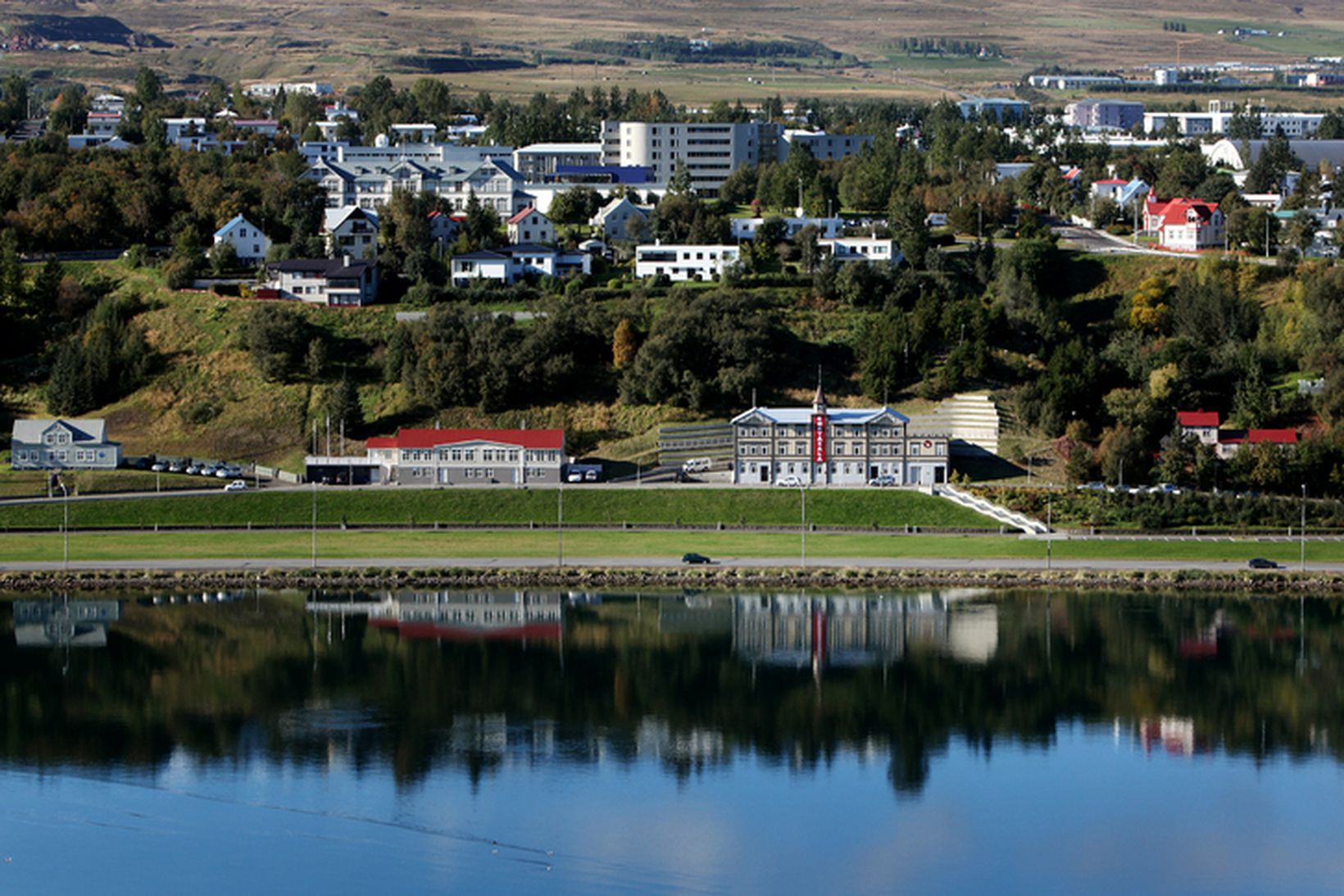 Residents as far as the town of Akureyri felt the …