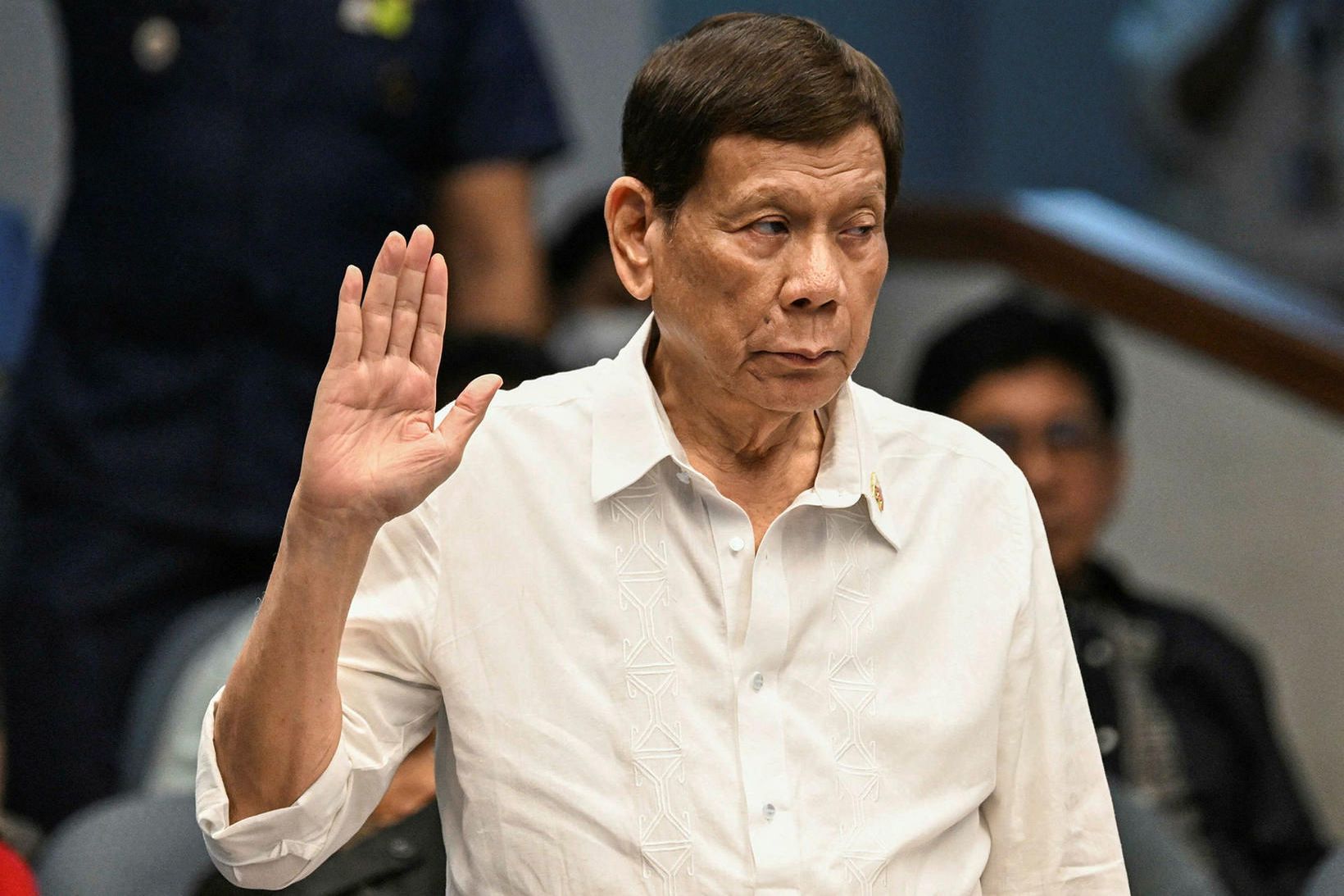 Rodrigo Duterte, fyrrum forseti Filippseyja, var kjörinn borgarstjóri í Davao-borg …