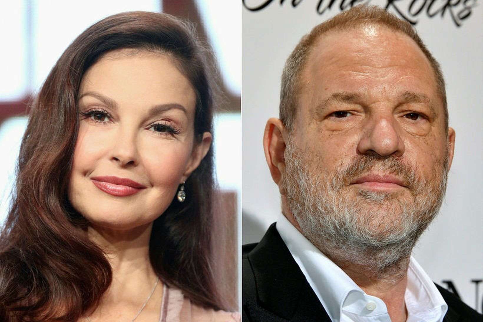 Ashley Judd og Harvey Weinstein.