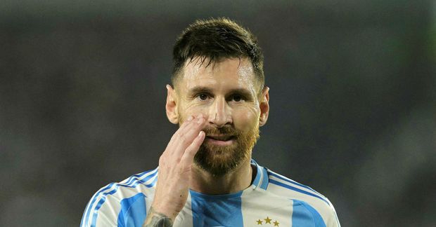 Lionel Messi í leiknum gegn Bólivíu.