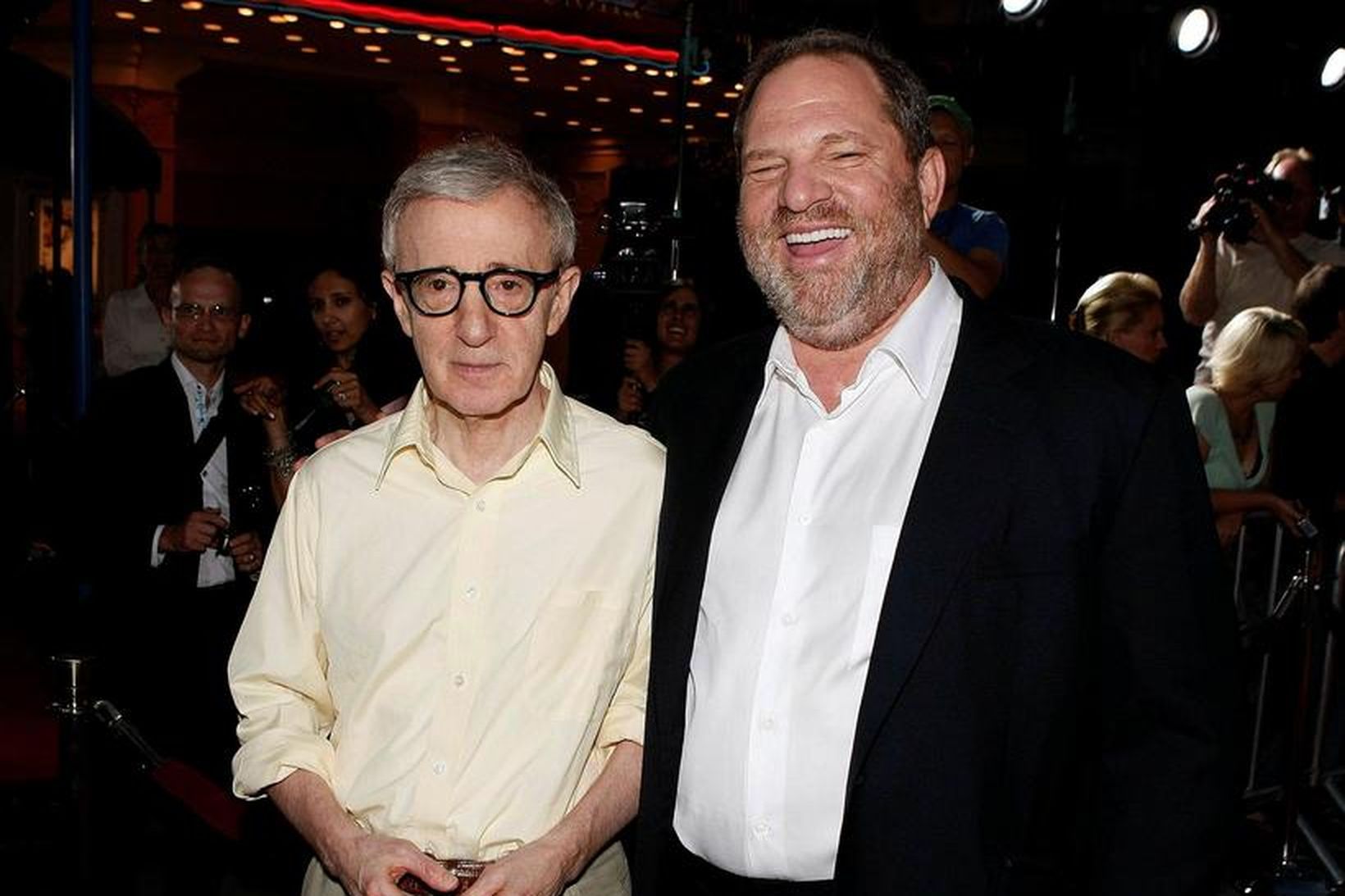 Woody Allen og Harvey Weinstein.