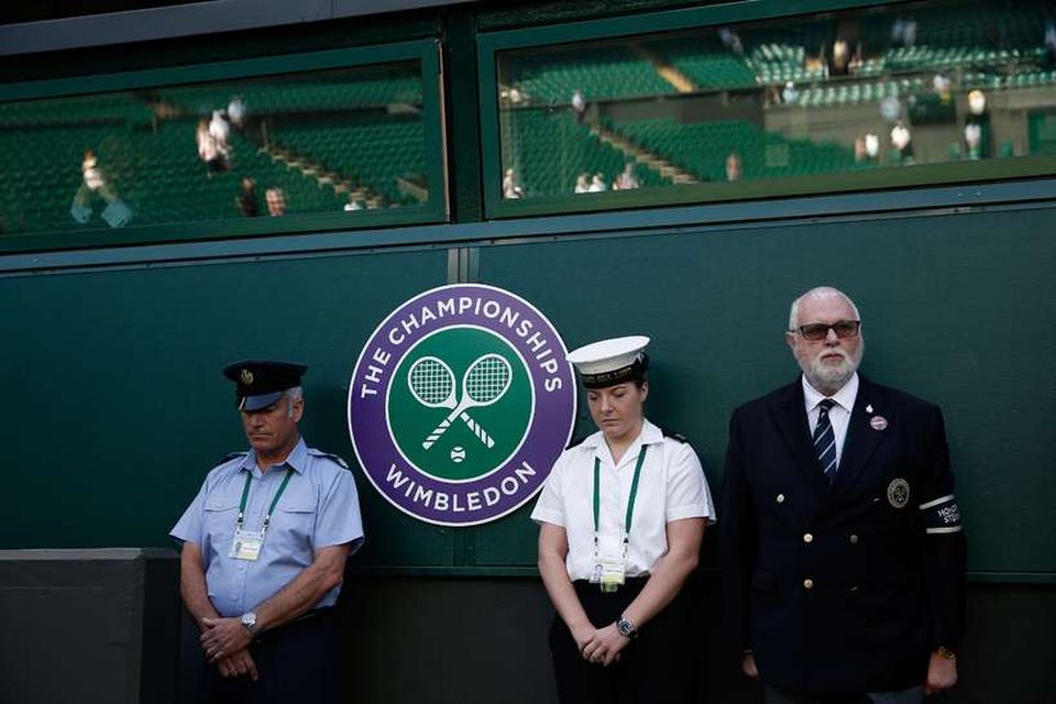 Fórnarlambanna var minnst við Wimbledon tennismótið sem er nú í fullum gangi.