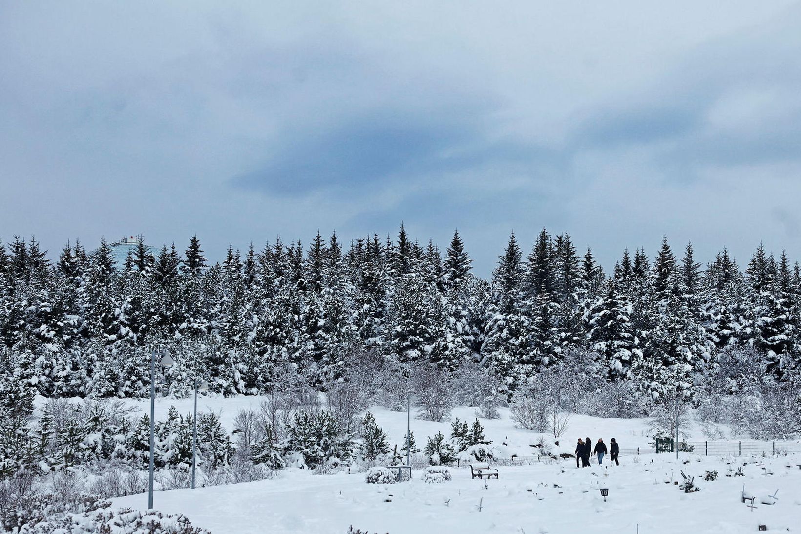 Vetrarríki í Öskjuhlíð, ekki Úlfarsfelli.