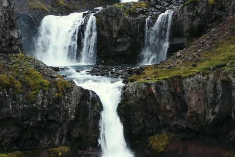 Klifbrekkufossar waterfalls