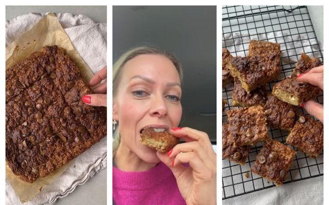 Helga Magga er mætt með nestisbitann, þetta er orkumikill og góður bananabiti sem allir krakkar …