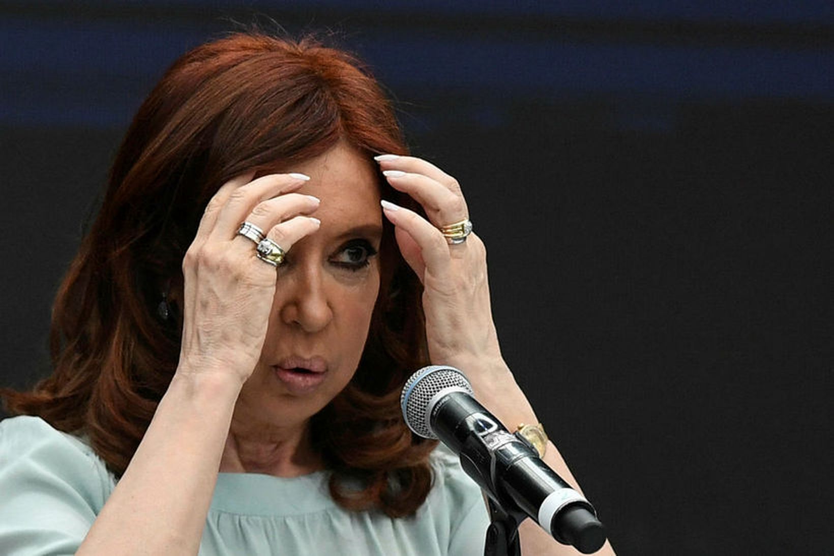 Cristina Fernández de Kirchner, fyrrverandi forseti Argentínu, er ásökuð um …