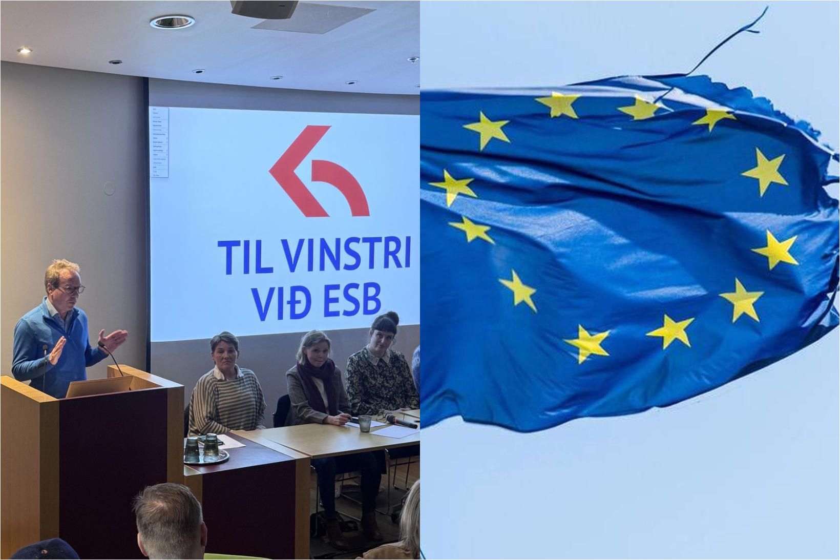 Vinstrimenn setja spurningamerki við ESB