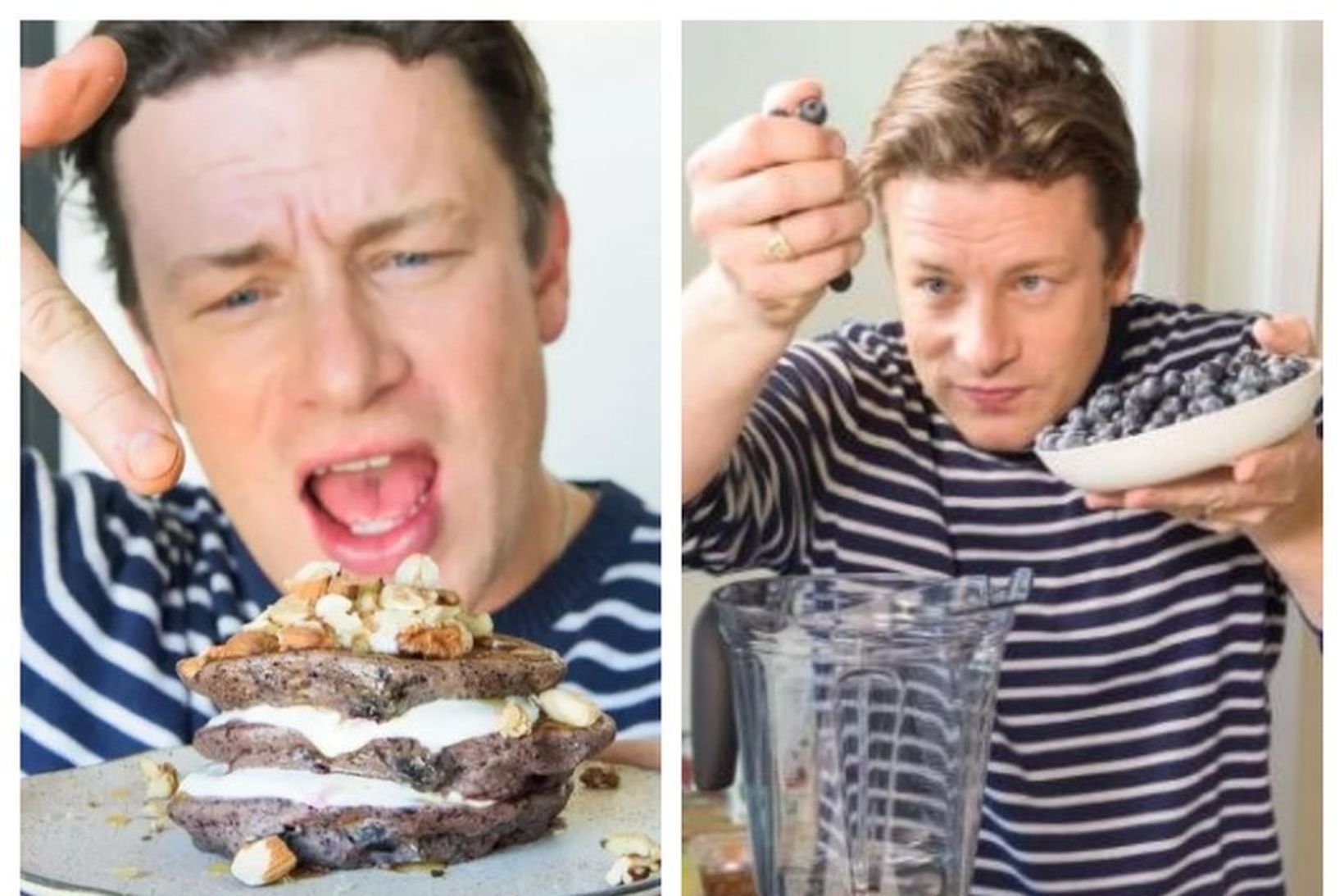 Jamie Oliver er snillingur í að sameina næringarríkan hollan mat …