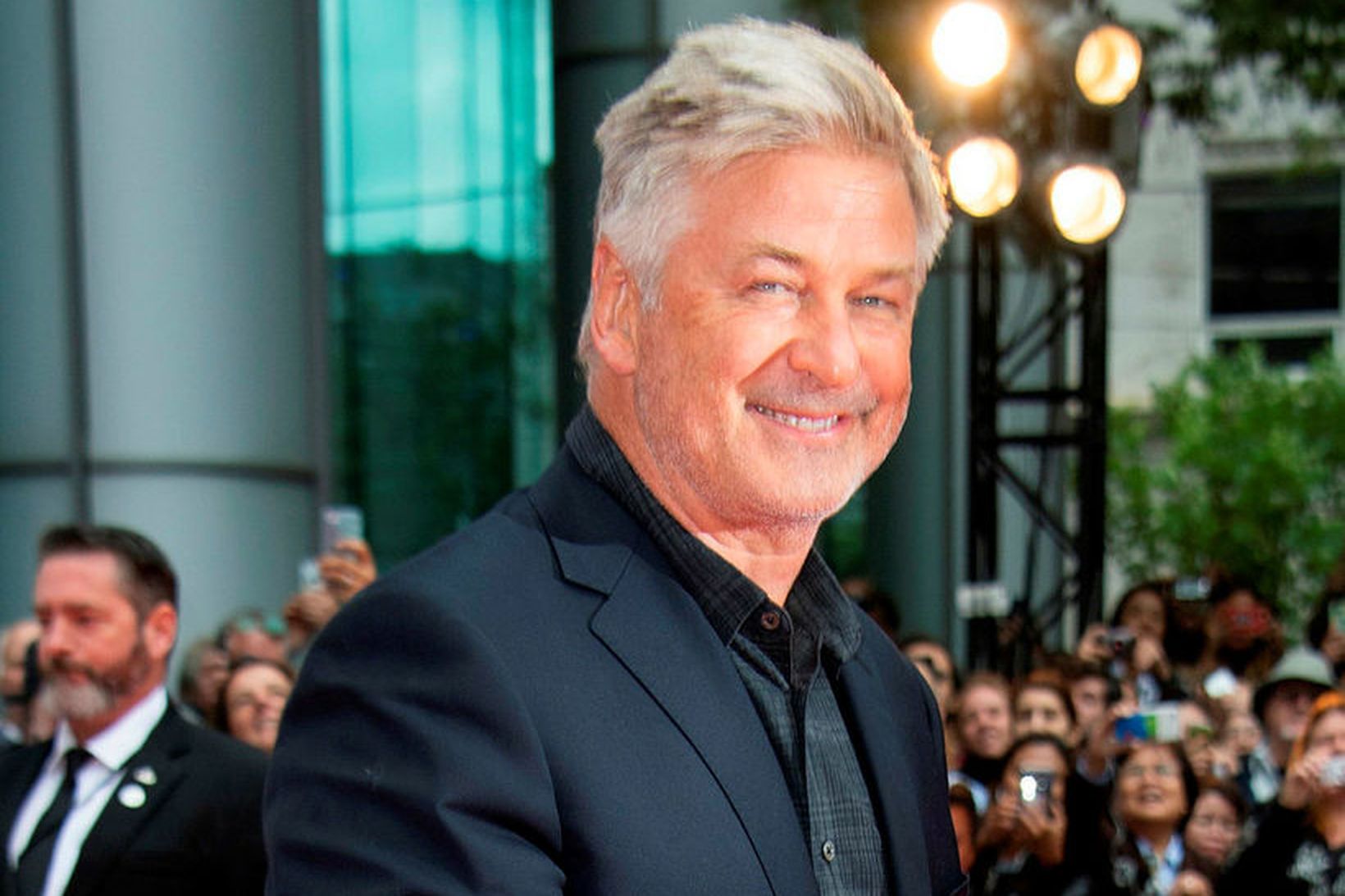 Leikarinn Alec Baldwin á kvikmyndahátíðinni í Toronto.